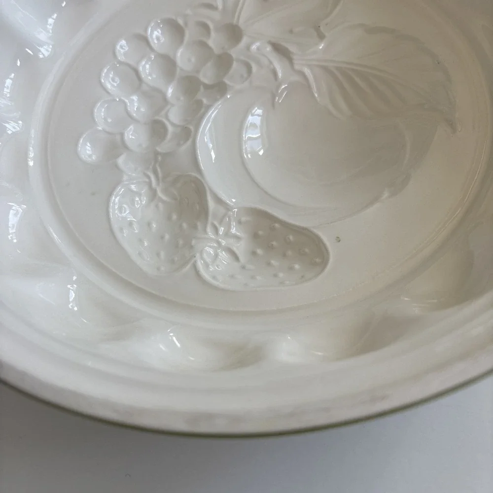 Vtg‎ Gailstyn-Sutton Towle Ceramic Jello Mold Fruit Cottage Core Granny Japan